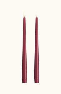 Taper Candle Vintage Rose Pack of 2
