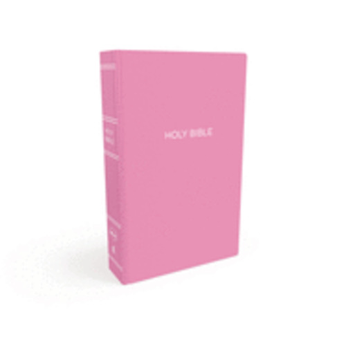 NKJV, Gift and Award Bible, Leather-Look, Pink, Red Letter Edition