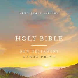 Products: KJV Large Print Outreach New Testament Scenic Paperback