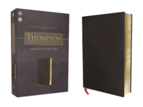 Products: NASB Thompson Chain-Reference Bible, Bonded Leather, Black, Red Letter, 1977 Text