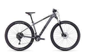 Hardtail Mountain Bikes: Aim EX grey n red