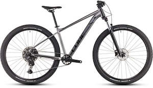 Hardtail Mountain Bikes: Cube Aim SLX Slateblack'n'black 2025