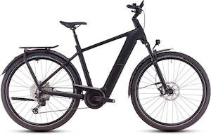 Electric Commuter Bikes: Cube Kathmandu Hybrid EXC 800 black´n´prism 2025