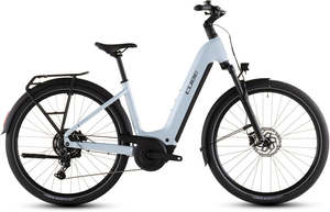 Easy Entry Step Thru Electric Bikes: Cube Touring Hybrid ONE 600 glacier´n´reflex Easy Entry 2026