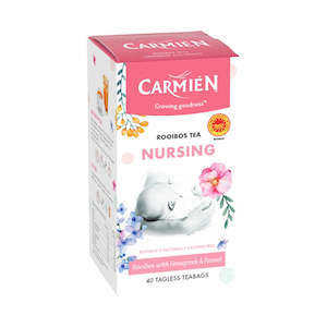 Carmien Rooibos Tea: Carmién Nursing with Fenugreek & Fennel Rooibos Tea (40 Teabags)
