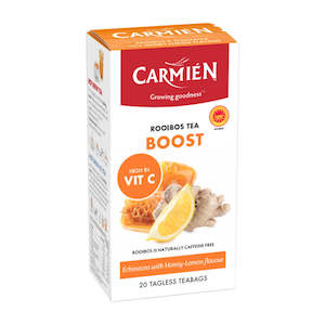 Carmien Rooibos Tea: Carmién Wellness Range Boost with Vitamin C Rooibos Tea (20 Teabags)
