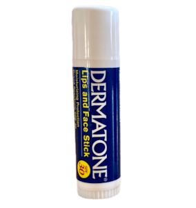 Sunblock: DERMATONE - LIPS AND FACE SUNSCREEN SPOT STICK SPF30