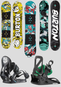 CHILD - PERFORMANCE RENTAL SNOWBOARD - PART SET