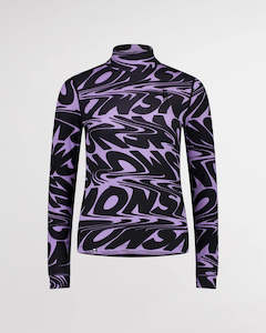 Mons Snow: MONS ROYALE  - 2025 WOMENS CASCADE MERINO MOCK NECK LONG SLEEVE