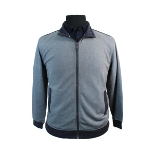 CASA MODA - Navy Full Zip Sweater Grey Navy - Beggs Wairau - Casa Moda is one of&hellip;