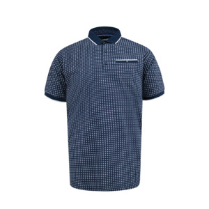 D555 - Coventry Small Pattern with Pocket Polo Navy - D555 - Affordable European&hellip;
