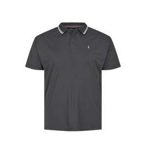 North 56 Cool Effect Polo With Collar Trim Dark Grey