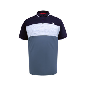 Products: D555 - Leeds Block Stripe Polo Navy - D555 - Affordable European Fashion for Big Men - Sizing up to 7XL - D555 S25