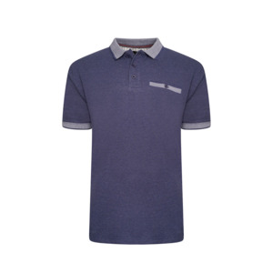Products: KAM - Pique Jacquard Polo With Pocket Royal Blue - - See All of the Brands That We Stock - Kam S24