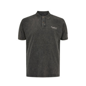 Products: NORTH 56 - Embroidered Logo Cotton Black Wash - Designed for big men Exclusively at Beggs Wairau - North 56