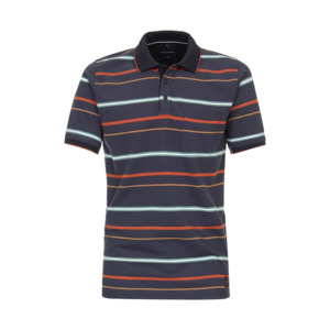 Products: CASA MODA - Striped Polo Navy - Beggs Wairau - Casa Moda is one of Europes best brands for big men offering classic and fashion styles in quality fabrics - Casa Moda S24