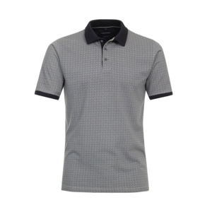 Products: CASA MODA - Diamond Cotton Polo Navy - Beggs Wairau - Casa Moda is one of Europes best brands for big men offering classic and fashion styles in quality fabrics - Casa Moda S24