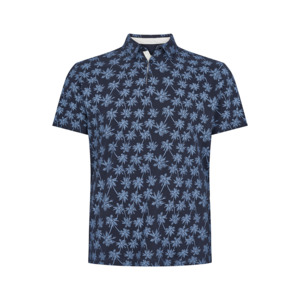Products: NORTH 56 - Palm Tree Cotton Polo - Designed for big men Exclusively at Beggs Wairau - North 56 S23