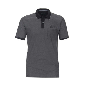 Products: CASA MODA - Cotton Mix Waffle Texture Fashion Polo - Beggs Wairau - Casa Moda is one of Europes best brands for big men offering classic and fashion styles in quality fabrics - Casa Moda S23