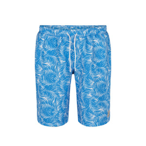 Products: North 56 Fern Pattern Swim Short Blue - Designed for big men Exclusively at Beggs Wairau - North 56