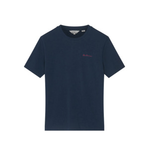 Products: BEN SHERMAN - Sig logo tee Navy - This iconic brand is available for big men at Beggs Wairau and online - Ben Sherman W25