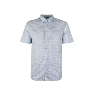 Products: Ben Sherman Optic Geo Print SS Shirt Snow White