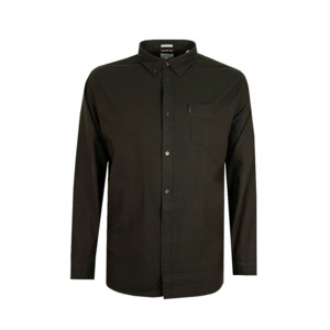 Products: BEN SHERMAN - Oxford LS Dark Olive - This iconic brand is available for big men at Beggs Wairau and online - Ben Sherman W25