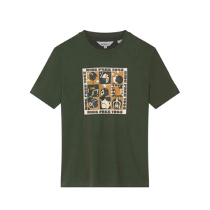 Products: Ben Sherman Trippy Helmets Camo Green - This iconic brand is available for big men at Beggs Wairau and online - Ben Sherman W25