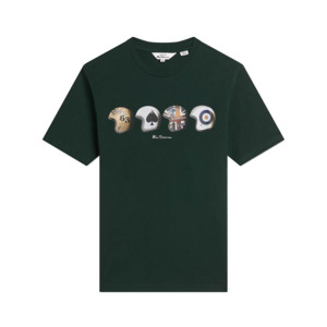 BEN SHERMAN - Helmets Tee Bottle Green - This iconic brand is available for big &hellip;