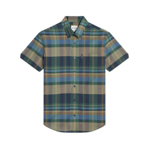 Ben Sherman Tartan Green SS Shirt Green - This iconic brand is available for big&hellip;