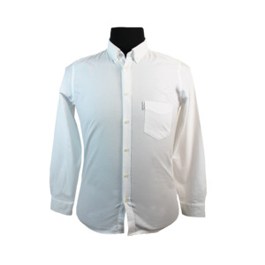 Ben Sherman Cotton Buttondown Collar Oxford Weave Shirt