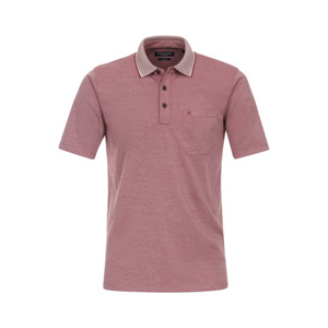 Products: CASA MODA - Cotton Mix Marle Weave Fashion Polo with Pocket Red - Beggs Wairau - Casa Moda is one of Europes best brands for big men offering classic and fashion styles in quality fabrics - Casa Moda S25