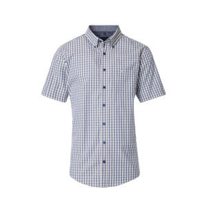 Products: Casa Moda Gingham Check SS Shirt Grey - Beggs Wairau - Casa Moda is one of Europes best brands for big men offering classic and fashion styles in quality fabrics - Casa Moda