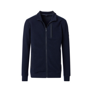CASA MODA - Full Zip Cotton Stretch Sweatshirt Navy - Beggs Wairau - Casa Moda i&hellip;