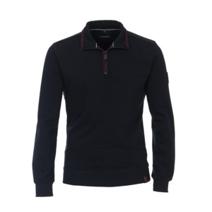 Casa Moda Cotton Mix Half Zip Sweat Shirt