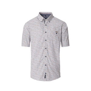 Products: Casa Moda Floral Pattern SS Shirt Blue - Beggs Wairau - Casa Moda is one of Europes best brands for big men offering classic and fashion styles in quality fabrics - Casa Moda