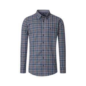Casa Moda Small Check LS Shirt Blue - Beggs Wairau - Casa Moda is one of Europes&hellip;