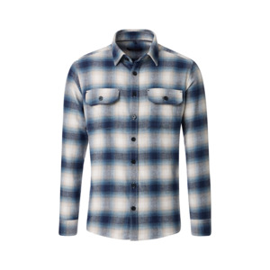 Products: Casa Moda Check Over Shirt LS Blue - Beggs Wairau - Casa Moda is one of Europes best brands for big men offering classic and fashion styles in quality fabrics - Casa Moda