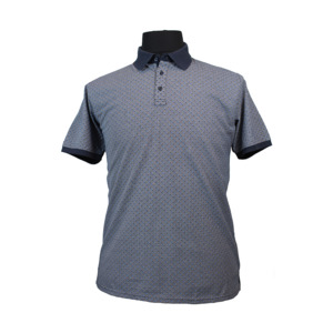 Beggs Big Men's Clothing Big Men's Mini Box Pattern Polo