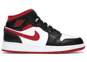 Nike: Jordan 1 Mid Gym Red Black White (GS)