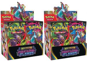 Pokemon Phantasmal Flames Booster Box 2x Lot 2025 Pokémon Mega Evolution