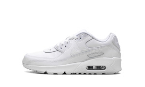 Nike Air Max 90 White Metallic Silver (GS)