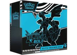 2025 Pokémon Scarlet & Violet Black Bolt Elite Trainer Box
