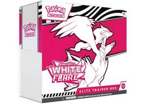 Whats New: Pokemon White Flare Elite Trainer Box 2025 Pokémon Scarlet & Violet