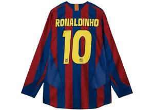 Nike: Nike FC Barcelona Re-Issue 2005/06 Ronaldinho #10 Home Jersey Multicolor