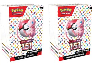 Pokemon 151 6pk Booster Bundle 2x Lot Pokémon TCG Scarlet & Violet