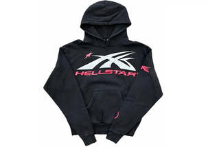 Womens: Hellstar Sport Logo Hoodie Black