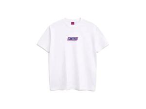 Corteiz White T Shirt With Logo Chest Print Casual Tee