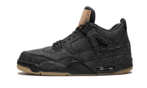 Jordans: Jordan 4 Retro Levi's Black (Levi's Tag)
