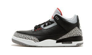 Jordans: Jordan 3 Retro Black Cement 2018 Sneaker Release Limited Edition